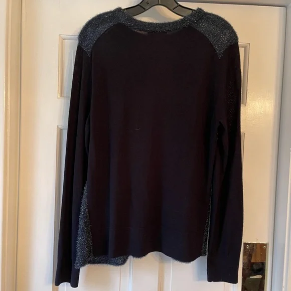 Tory Burch Sparkly Sweater with Dragonflies - Size XL - Picture 2 of 5